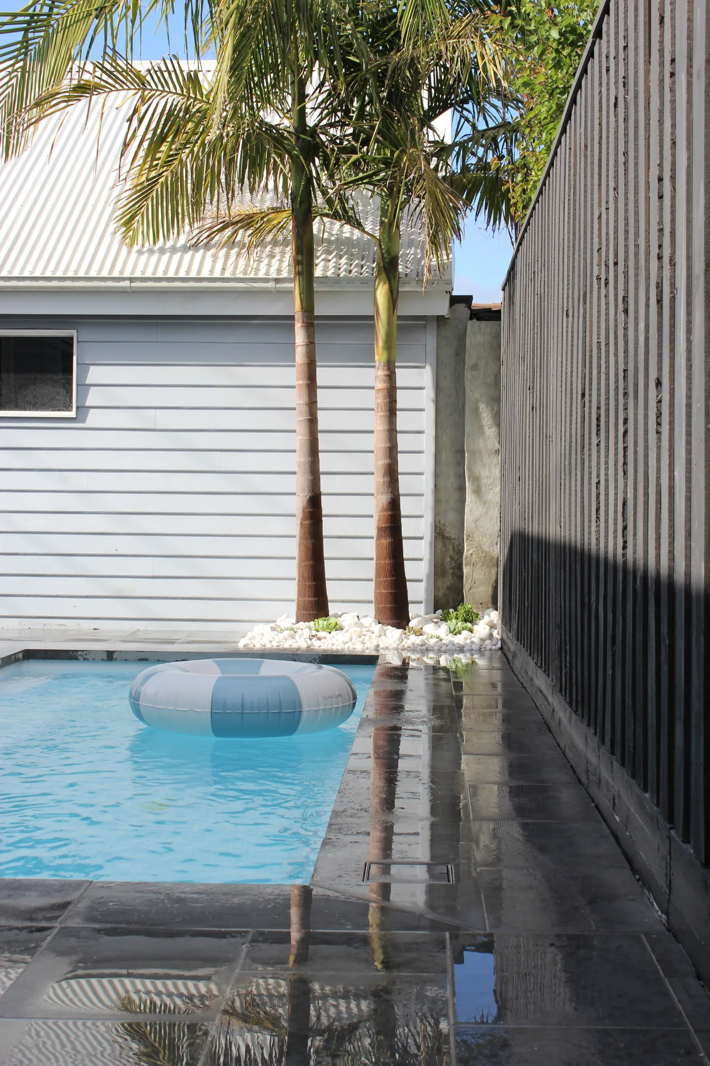 Hampton pool surround full view